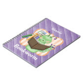 小さな緑の本虫 ノートブック (左側)