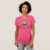 小さな緑の本虫 Tシャツ (正面フル)