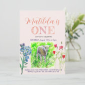 小さな羊と野の花 招待状 (スタンド正面)