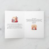 小さな羊の正教イースター祭 カード (内部)