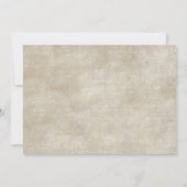 小さな羊の洗礼写真招待状 招待状 (裏面)