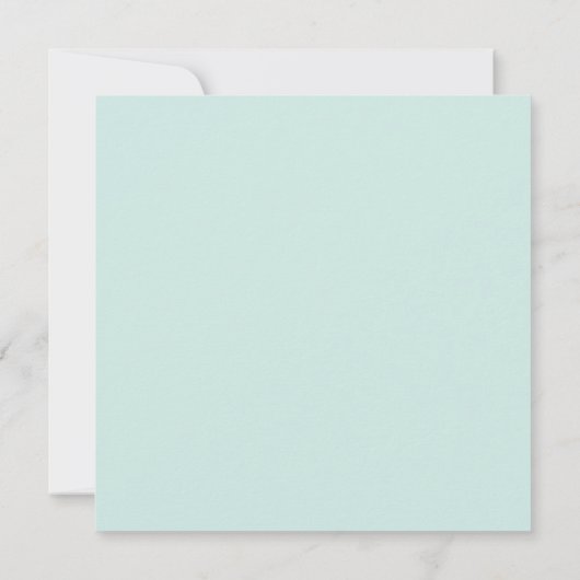 小さな羊の洗礼 招待状 (裏面)