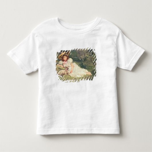 小さな羊飼いの娘 トドラーTシャツ (正面)