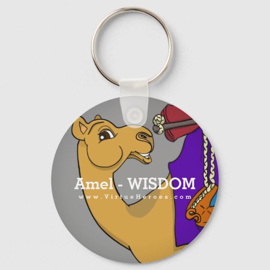 小さな美徳の英雄 – アメルのキーチェーン キーホルダー (正面)