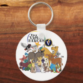 小さな美徳ヒーロー™ – すべてのヒーローのキーチェーン キーホルダー (正面)