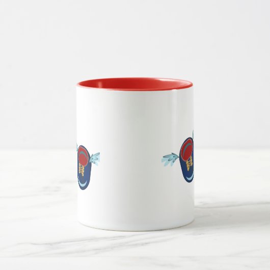 小さな翼のある靴 マグカップ (中央)
