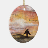 「小さな翼」 セラミックオーナメント (右)