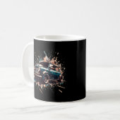 小さな自動車 コーヒーマグカップ (正面左)