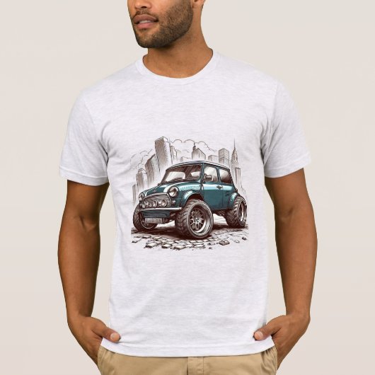 小さな自動車 Tシャツ (正面)
