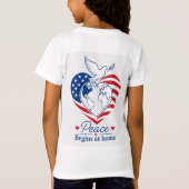 小さな自由の国 Tシャツ (裏面)