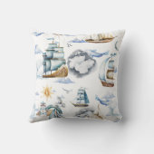 小さな船乗りの航海 クッション (裏面)