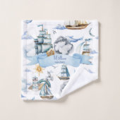 小さな船乗りの航海 バスタオルセット (ウォッシュタオル)