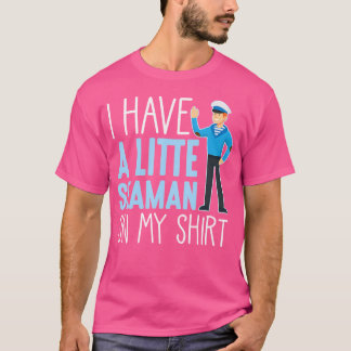 小さな船乗りヨットの名言 漁師 Tシャツ