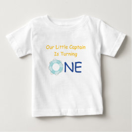 小さな船長Tシャツ ベビーTシャツ