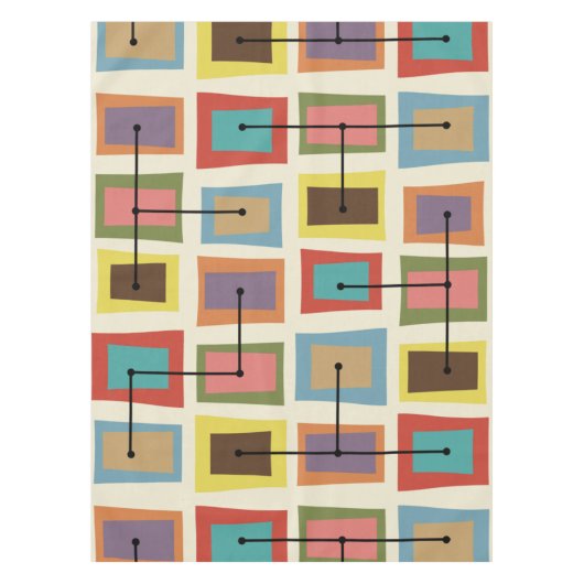 小さな色の妙数々のなドア テーブルクロス (正面)