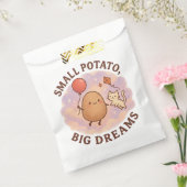小さな芋、大きな夢 - かわいいモチベーション フェイバーバッグ (封をした状態)