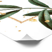 小さな花と葉神の素晴らし引用文 ポスター (コーナー)