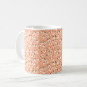 小さな花にかわいい花柄。同性愛者 コーヒーマグカップ (正面左)