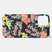 小さな花のおしゃれな柄。フローラバック Case-Mate iPhoneケース (裏面 (横))
