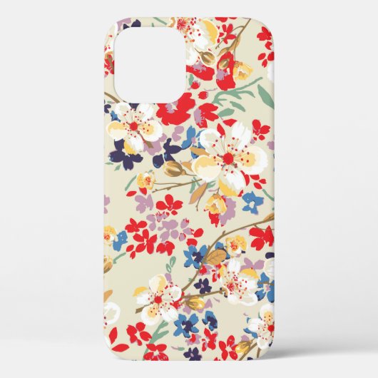 小さな花のおしゃれな柄 Case-Mate iPhoneケース (裏面)