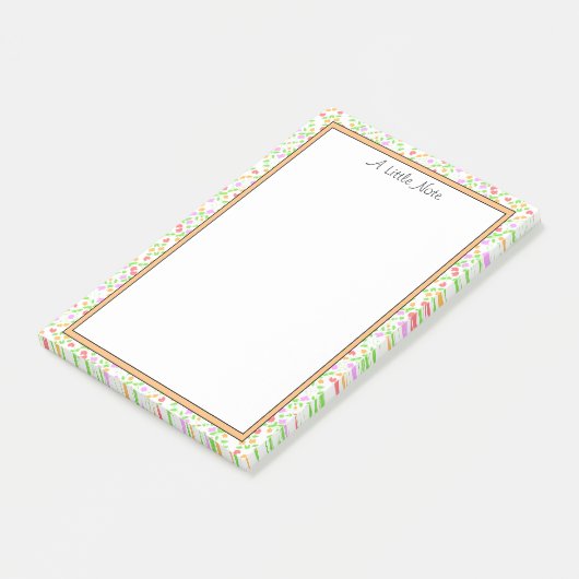 小さな花のノート ポストイット (アングル)