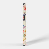 小さな花のファッショナブルな柄 iPhoneケース (右側面)
