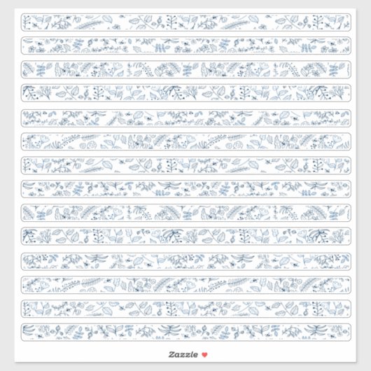 小さな花のフレーム ボーホー フラワーズ シール (シート)