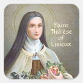 小さな花のリシューの聖テリーズ(BJE 01) スクエアシール (正面)