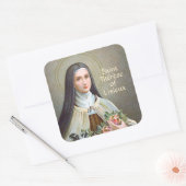 小さな花のリシューの聖テリーズ(BJE 01) スクエアシール (封筒)