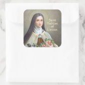 小さな花のリシューの聖テリーズ(BJE 01) スクエアシール (バッグ)