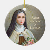 小さな花のリシューの聖テレーズ(BJE 01) セラミックオーナメント (裏面)