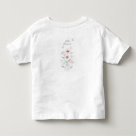小さな花の子供のワイルドフラワーチャイルドTシャツ トドラーTシャツ
