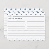 小さな花の空白のレシピ ポストカード (正面/裏面)