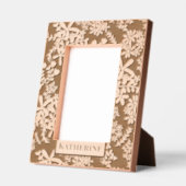 小さな花束の花 レーザー彫刻フレーム (左)