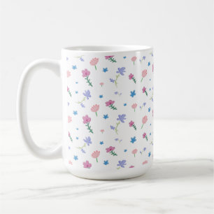 小さな花模様マグカップ コーヒーマグカップ