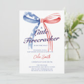 小さな花火がおとずれ ベビーシャワーパーティー 招待状 (スタンド正面)