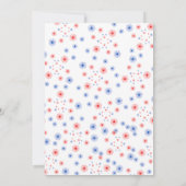 小さな花火がおとずれ ベビーシャワーパーティー 招待状 (裏面)