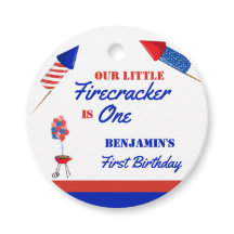 小さな花火の1歳の誕生日7月4日