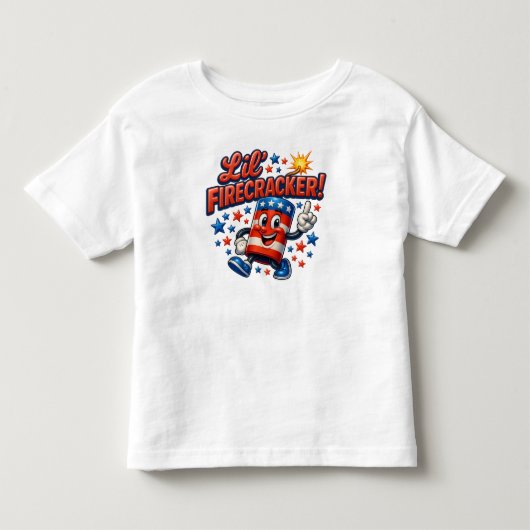 小さな花火師の熱狂 トドラーTシャツ (正面)