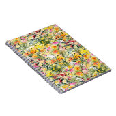 小さな花畑：明るい水色。 ノートブック (右側)