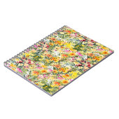 小さな花畑：明るい水色。 ノートブック (左側)