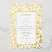 小さな花結婚式 プログラム (正面)