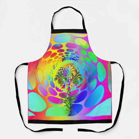 小さな花 エプロン (正面)