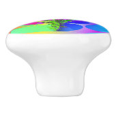 小さな花 セラミックノブ (側面)