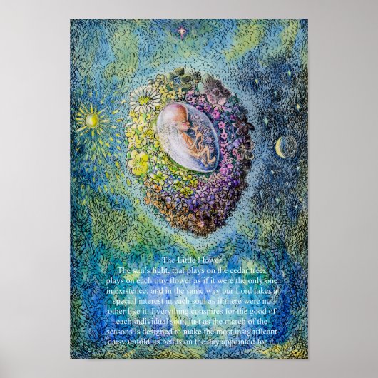 小さな花 ポスター (正面)