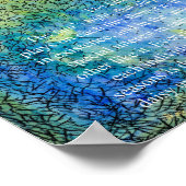 小さな花 ポスター (角)