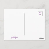 小さな花 ポストカード (裏面)