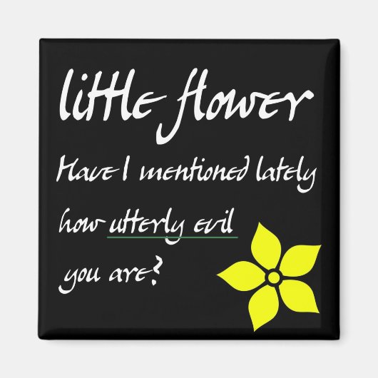 小さな花 マグネット (正面)