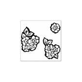 小さな花 ラバースタンプ (インプリント)