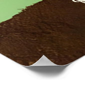 小さな芽が出て行く途中の赤ん坊シャワーへようこそ ポスター (角)